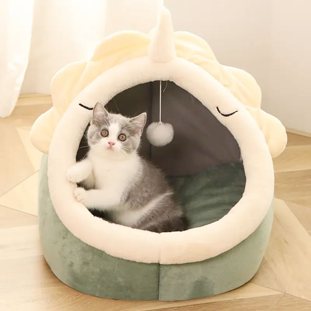 Transform Your Pet's Comfort with the Adorable Dinosaur Pet Kennel
